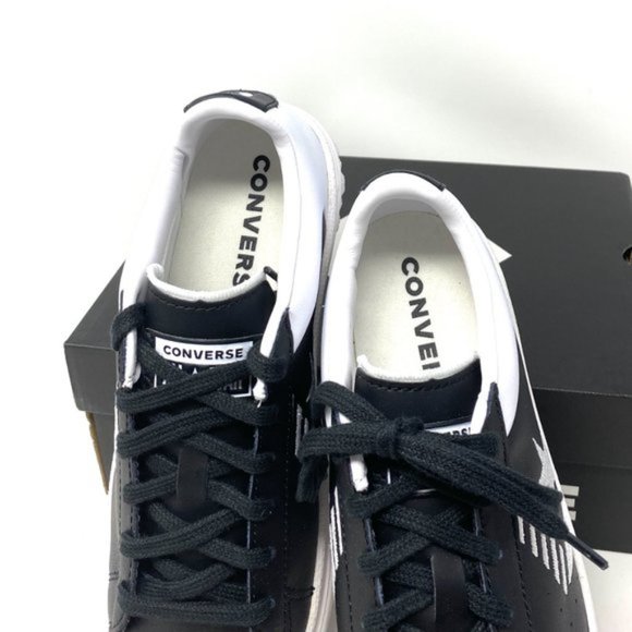 💖MEGA SALE💖Converse Women  Rivals PRO LEATHER X2 OX Black White Low   168760C - Picture 6 of 11